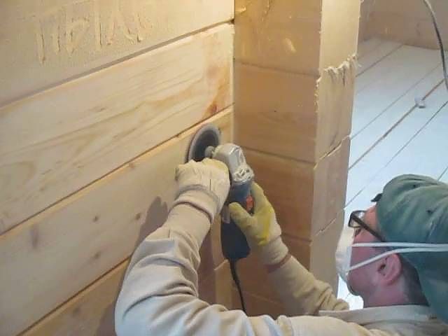 шлифовка дома из бруса цена
